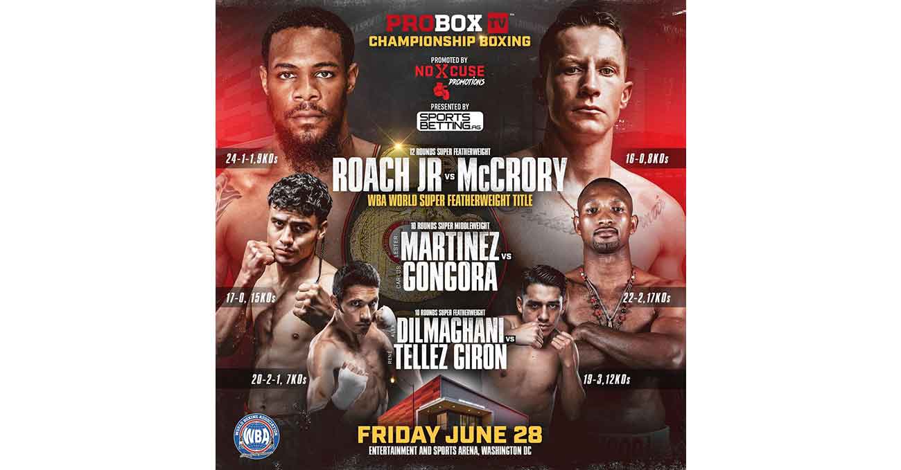 Lamont Roach vs Feargal McCrory full fight video poster 2024-06-28