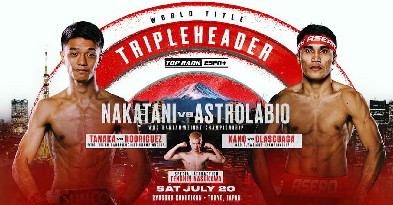 Junto Nakatani vs Vincent Astrolabio full fight video poster 2024-07-20