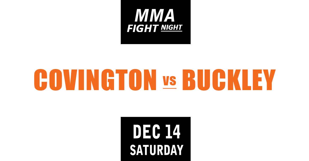 Colby Covington vs Joaquin Buckley full fight video UFC on ESPN 63 poster by ATBF