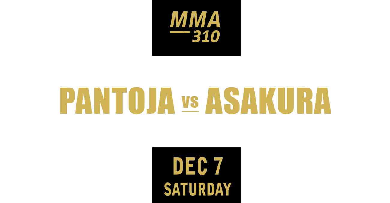 Alexandre Pantoja vs Kai Asakura full fight video UFC 310 poster by ATBF