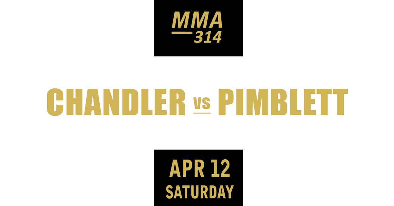 Michael Chandler vs Paddy Pimblett full fight video UFC 314 poster by ATBF