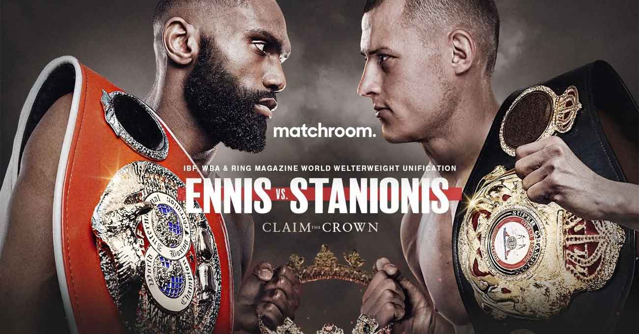Jaron Ennis vs Eimantas Stanionis full fight video poster 2025-04-12