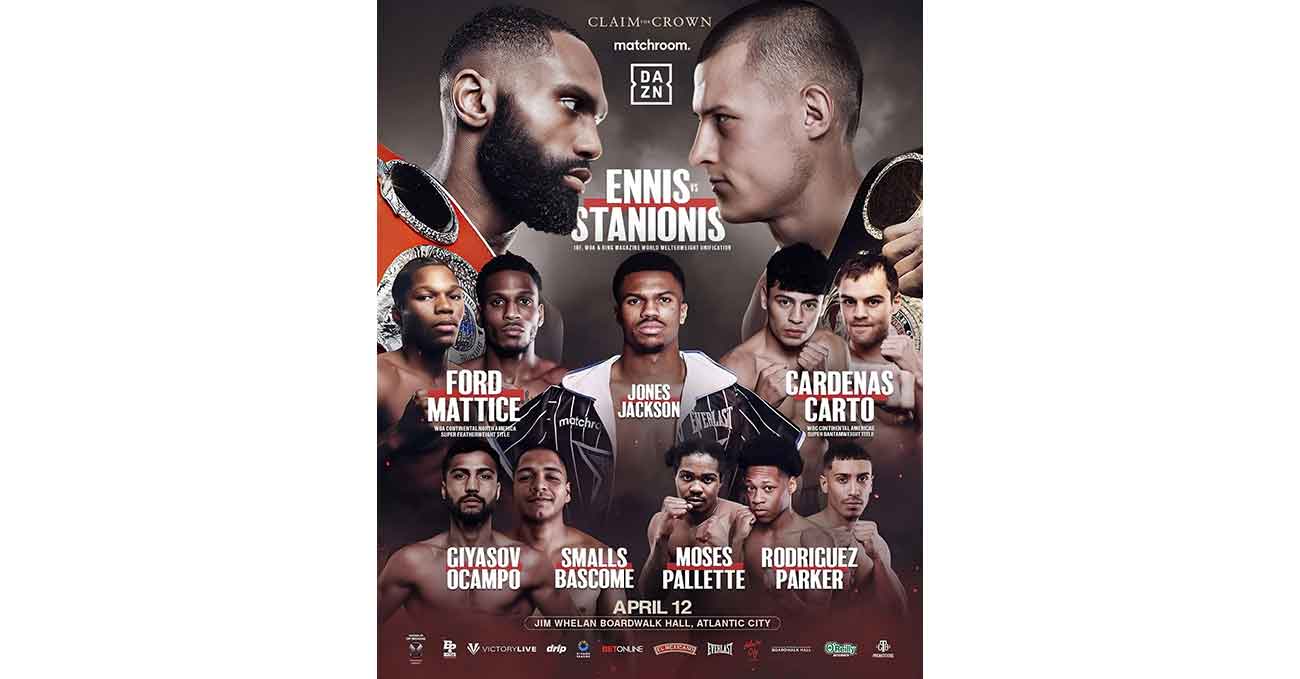Raymond Ford vs Thomas Mattice full fight video poster 2025-04-12
