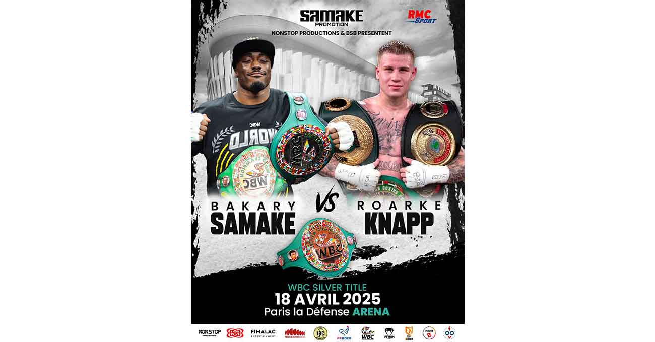 Bakary Samake vs Roarke Knapp full fight video poster 2025-04-18