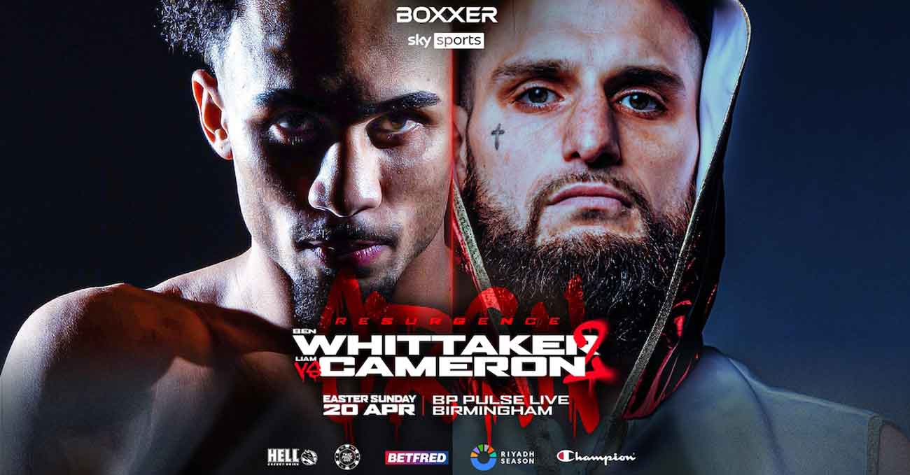 Ben Whittaker vs Liam Cameron 2 full fight video poster 2025-04-20