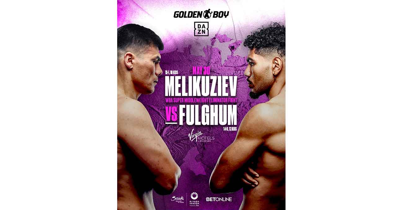 Darius Fulghum vs Bektemir Melikuziev full fight video poster 2025-05-30