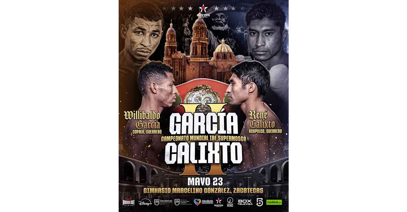 Willibaldo Garcia Perez vs Rene Calixto Bibiano 2 full fight video poster 2025-05-23
