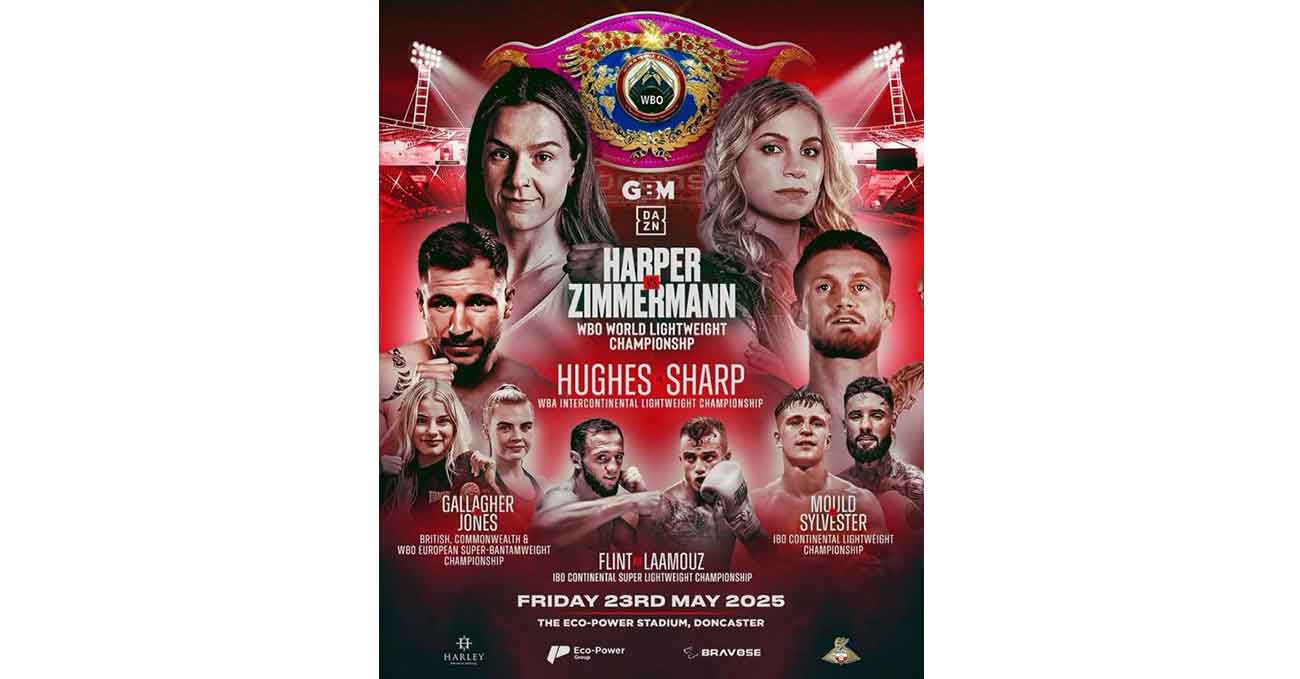 Terri Harper vs Natalie Zimmermann full fight video poster 2025-05-23