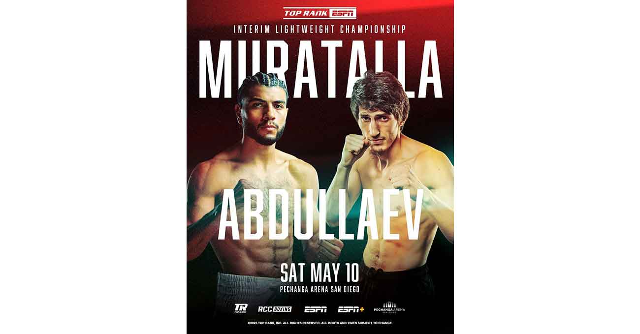 Raymond Muratalla vs Zaur Abdullaev full fight video poster 2025-05-10