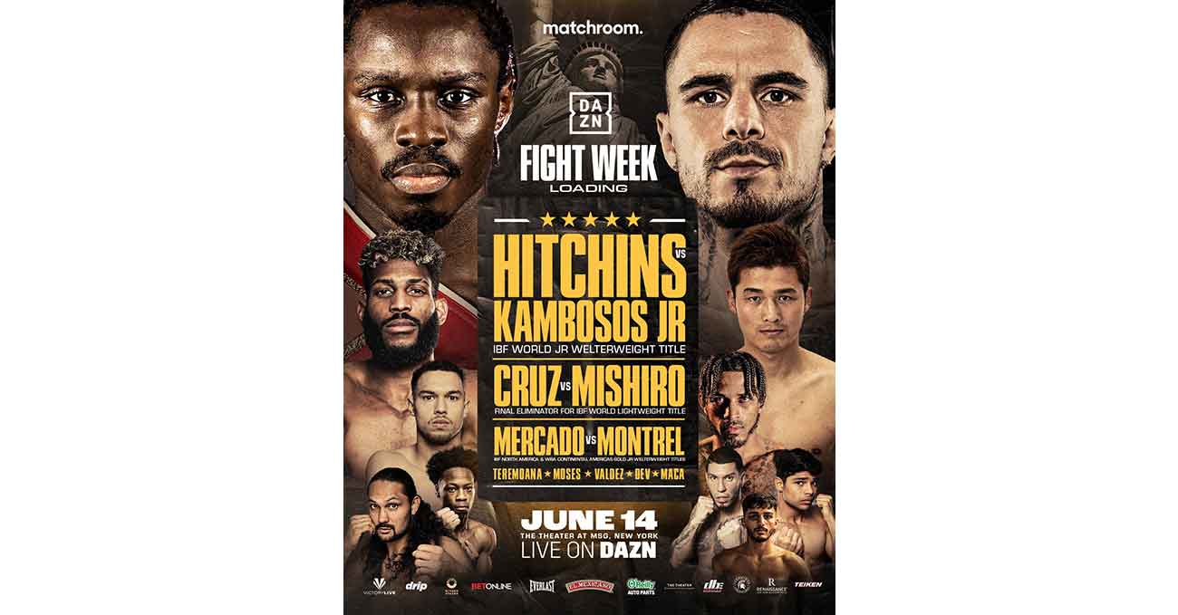 Richardson Hitchins vs George Kambosos Jr full fight video poster 2025-06-14