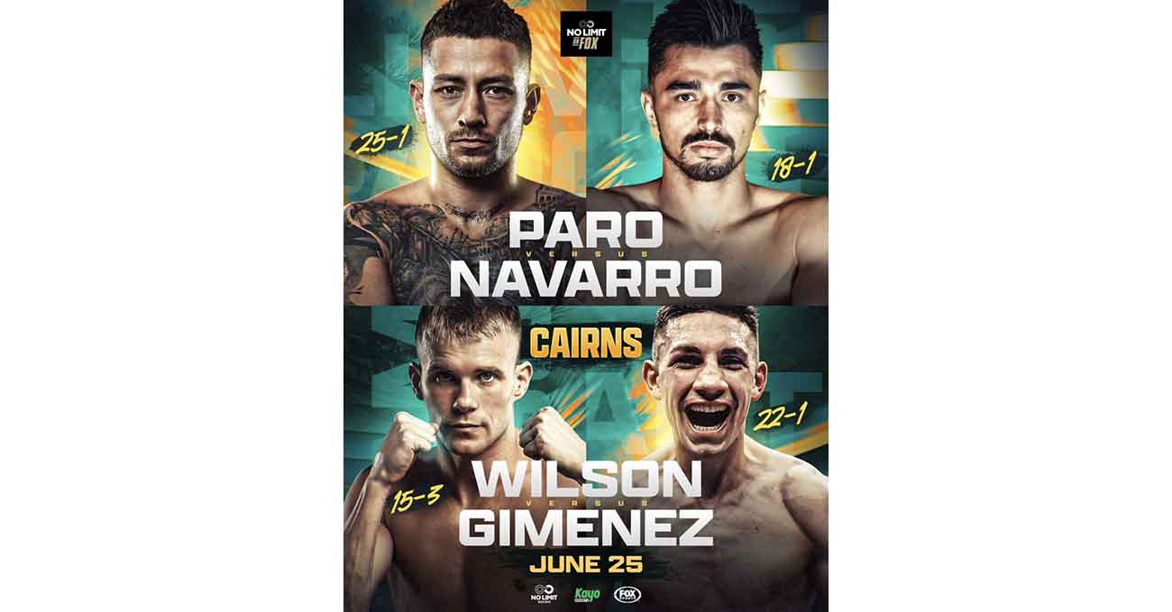 Liam Paro vs Jonathan Navarro full fight video poster 2025-06-25