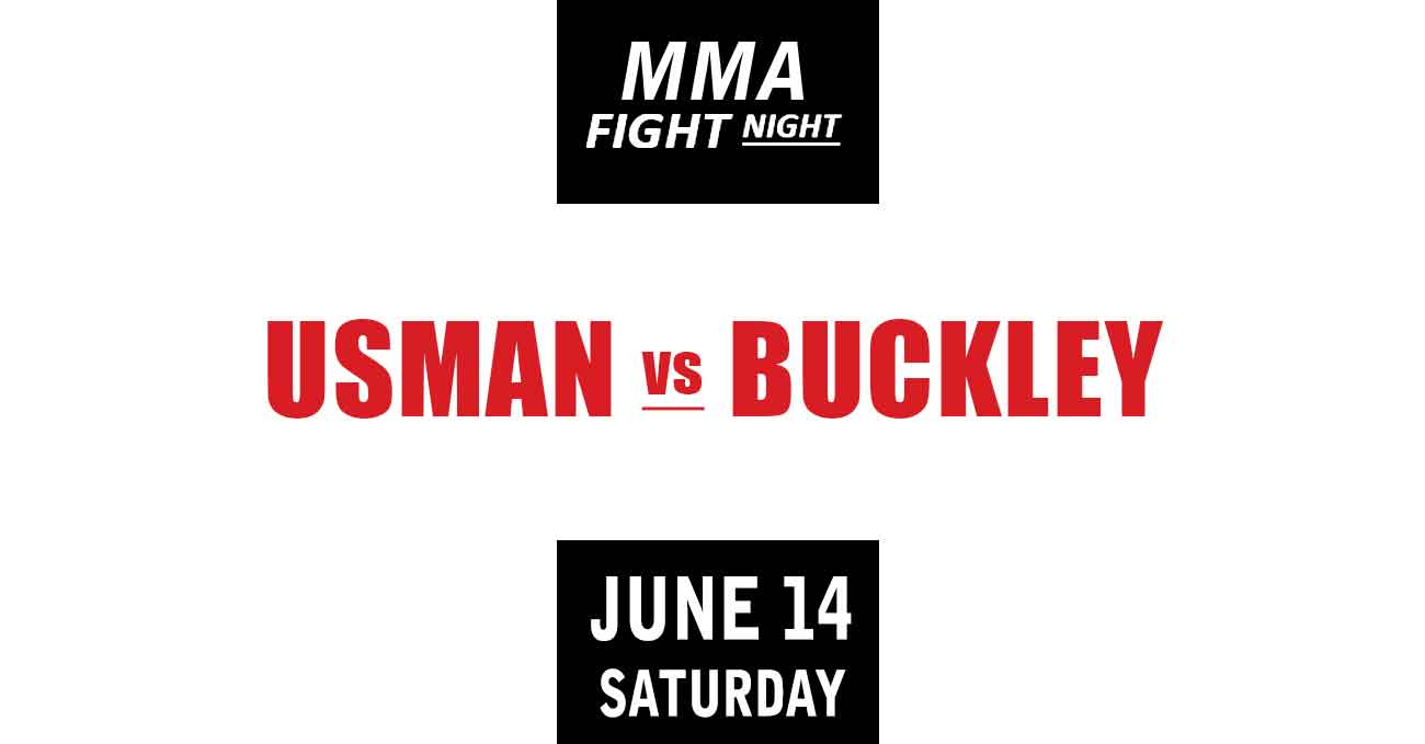Kamaru Usman vs Joaquin Buckley full fight video UFC on ESPN 69 poster by ATBF