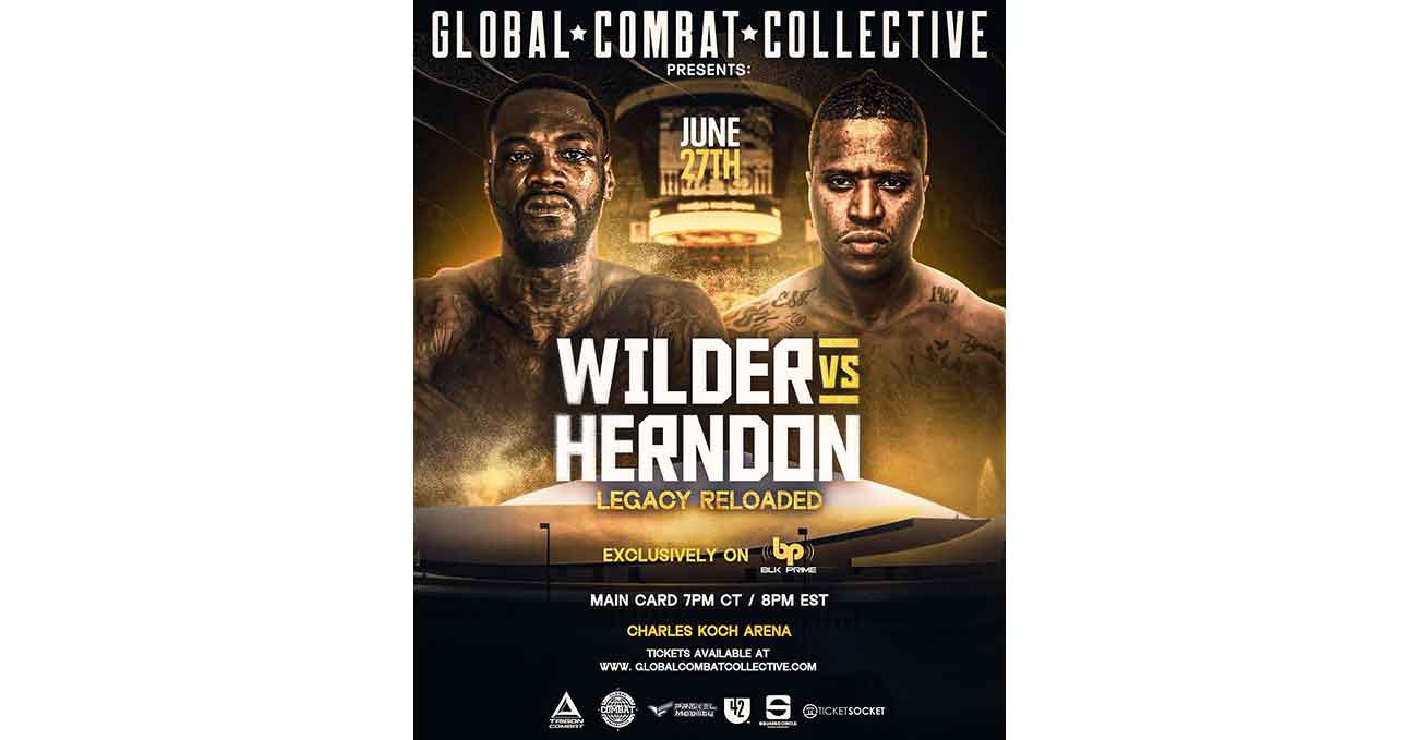 Deontay Wilder vs Tyrrell Anthony Herndon full fight video poster 2025-06-27