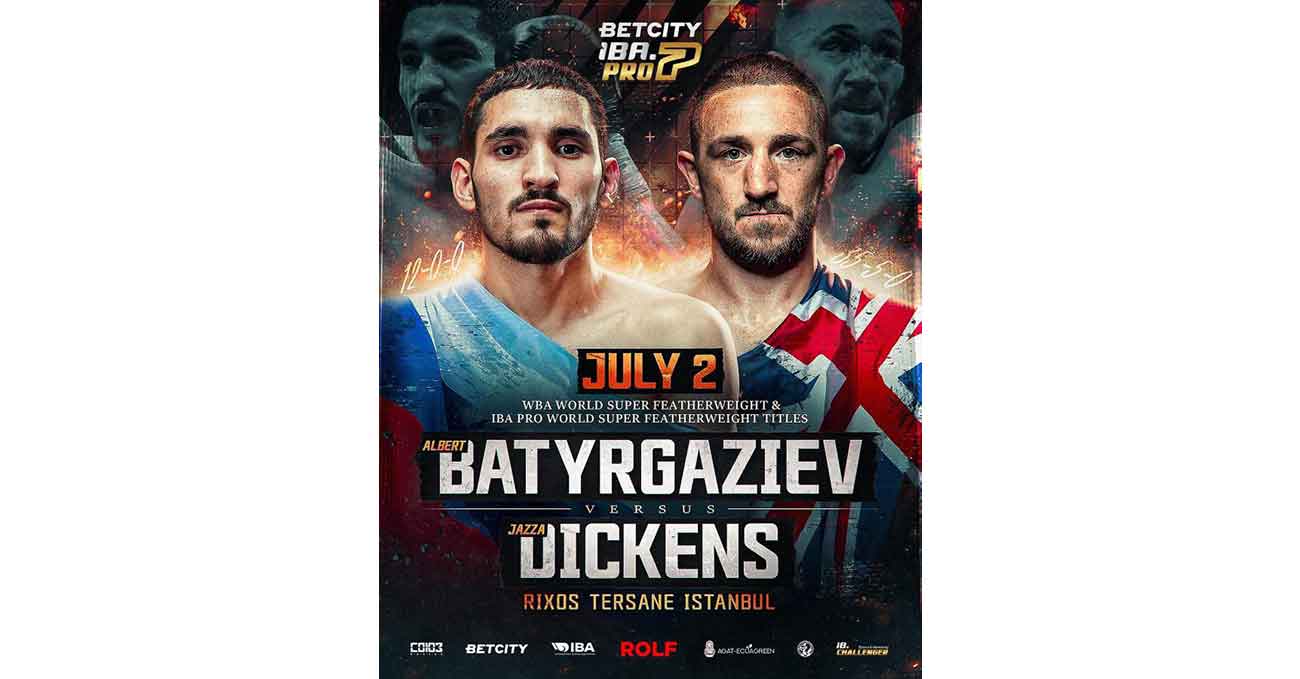 Albert Batyrgaziev vs James Dickens full fight video poster 2025-07-02