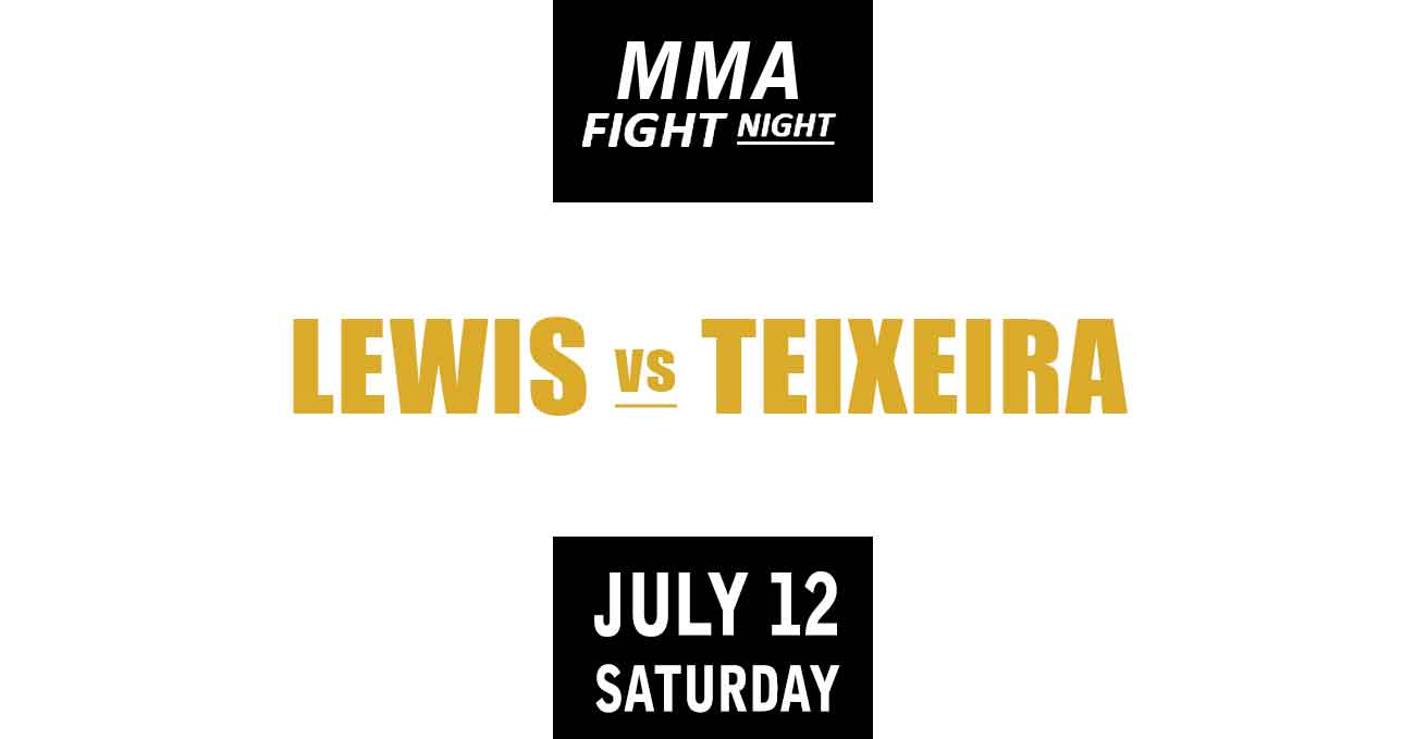 Derrick Lewis vs Tallison Teixeira full fight video UFC on ESPN 70 poster by ATBF