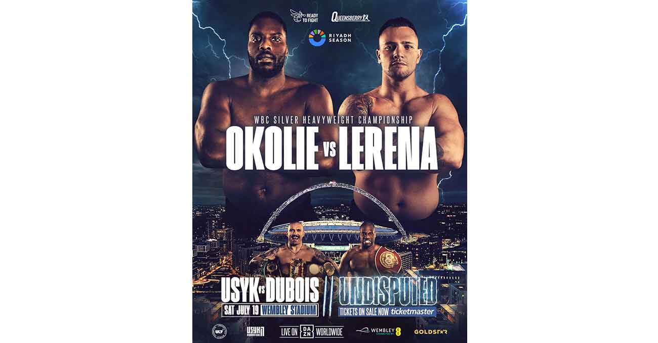 Lawrence Okolie vs Kevin Lerena full fight video poster 2025-07-19