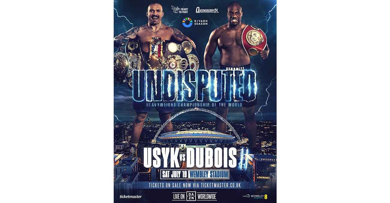 Oleksandr Usyk vs Daniel Dubois 2 full fight video poster 2025-07-19