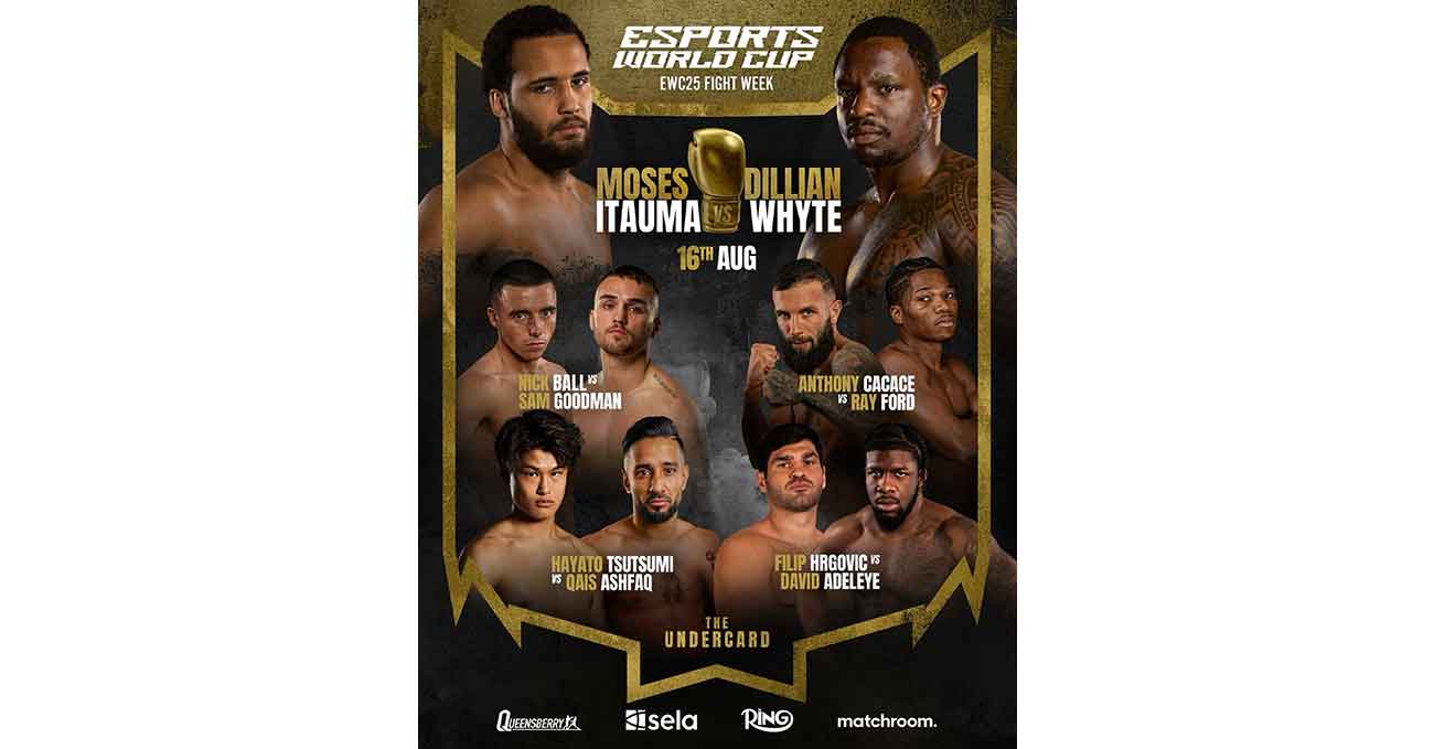 Moses Itauma vs Dillian Whyte full fight video poster 2025-08-16