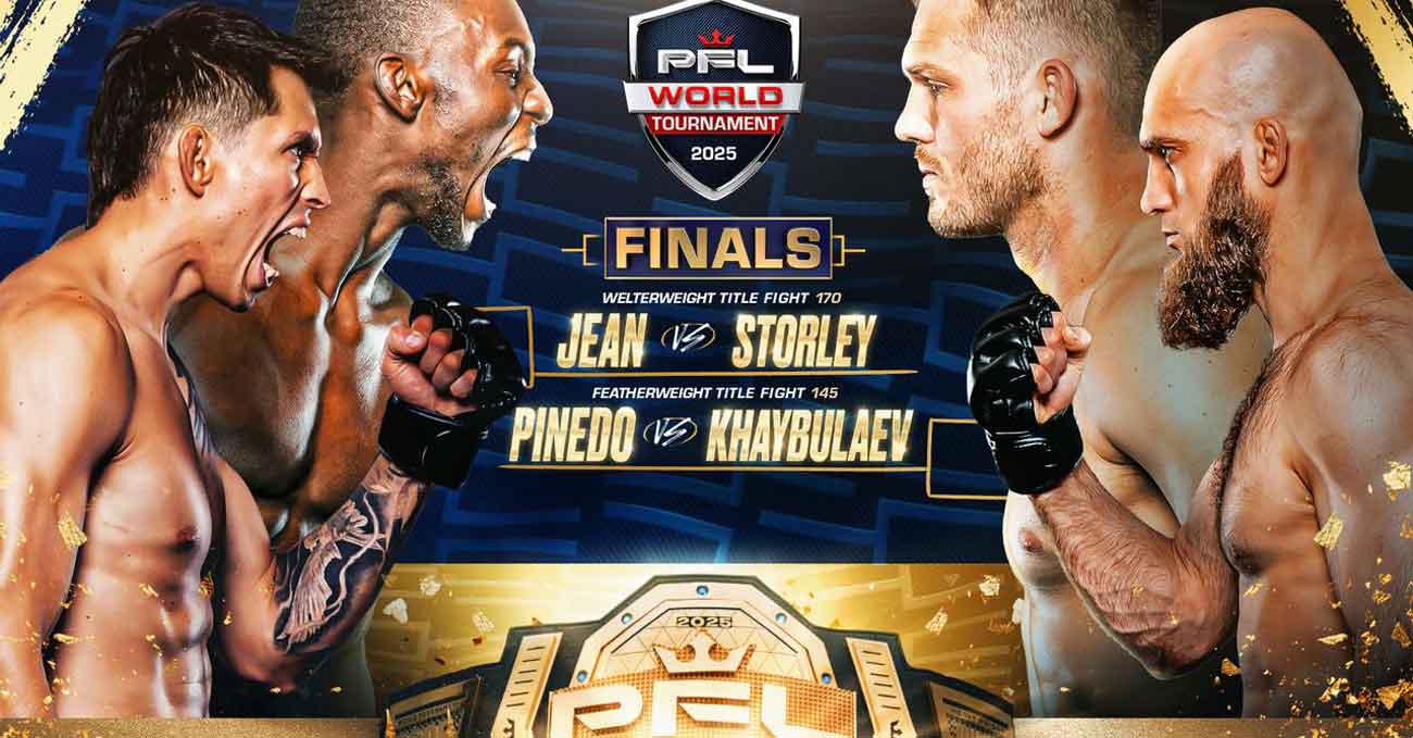 Thad Jean vs Logan Storley full fight video PFL 8 2025 poster