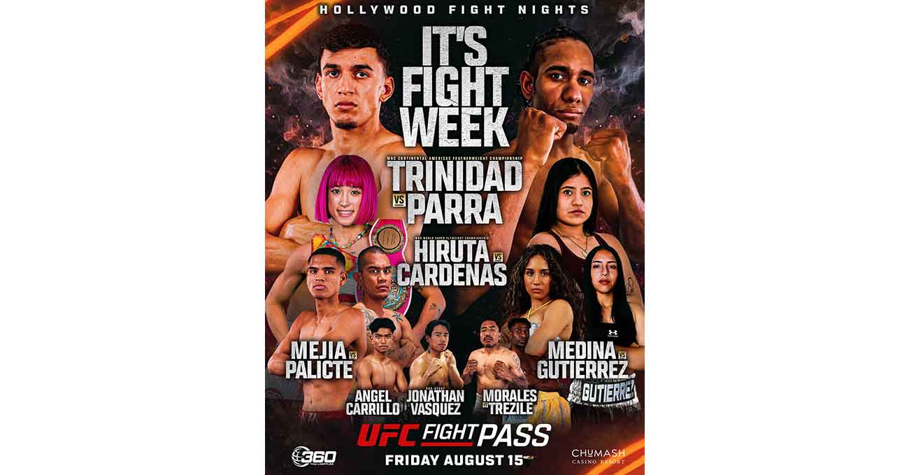 Omar Cande Trinidad vs Lorenzo Parra full fight video poster 2025-08-15