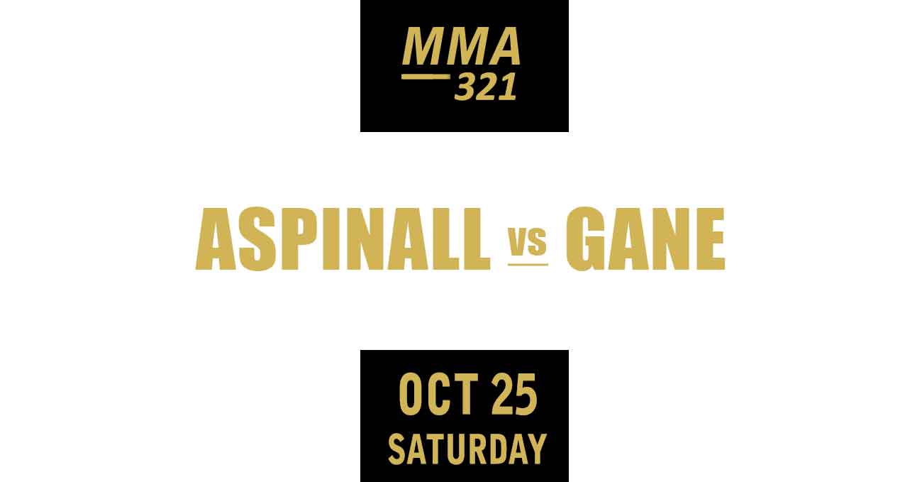 Tom Aspinall vs Ciryl Gane full fight video UFC 321 poster by ATBF