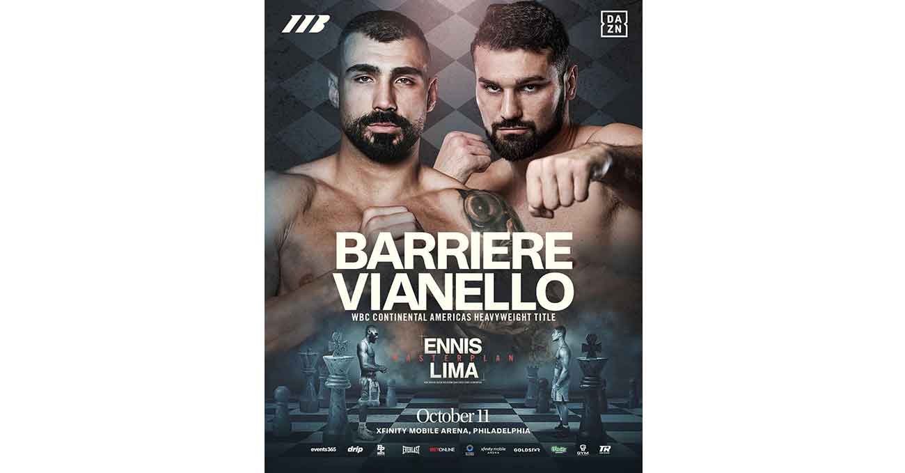 Alexis Barriere vs Guido Vianello full fight video poster 2025-10-11