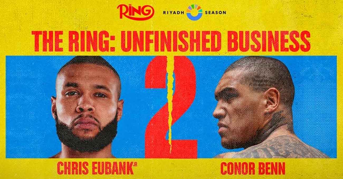 Chris Eubank Jr vs Conor Benn 2 full fight video poster 2025-11-15