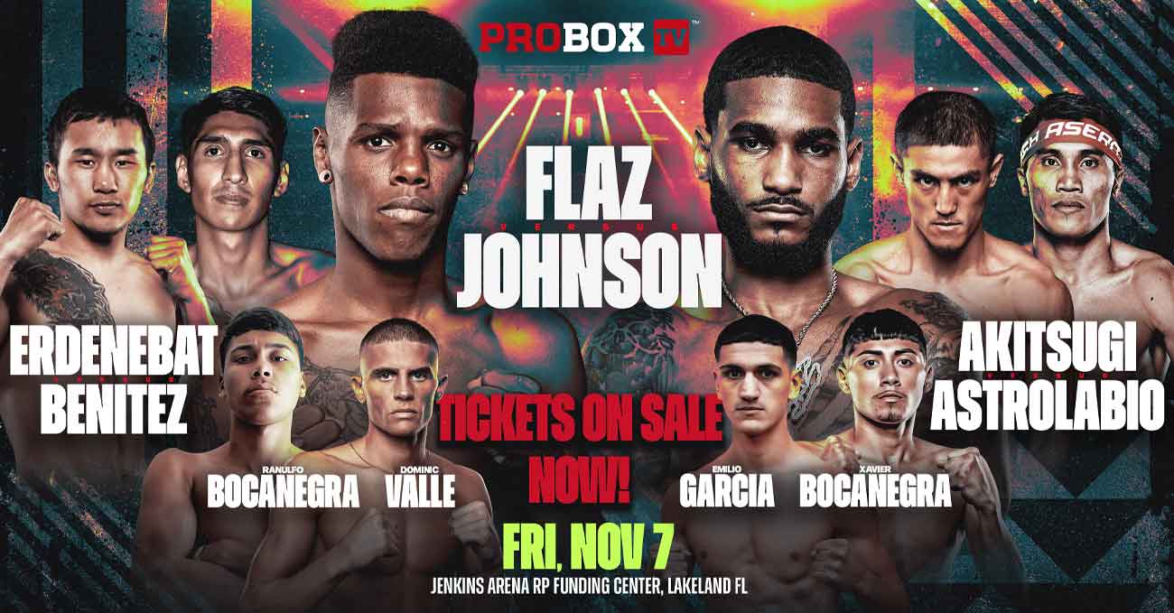 Nicklaus Flaz vs Delante Johnson full fight video poster 2025-11-07