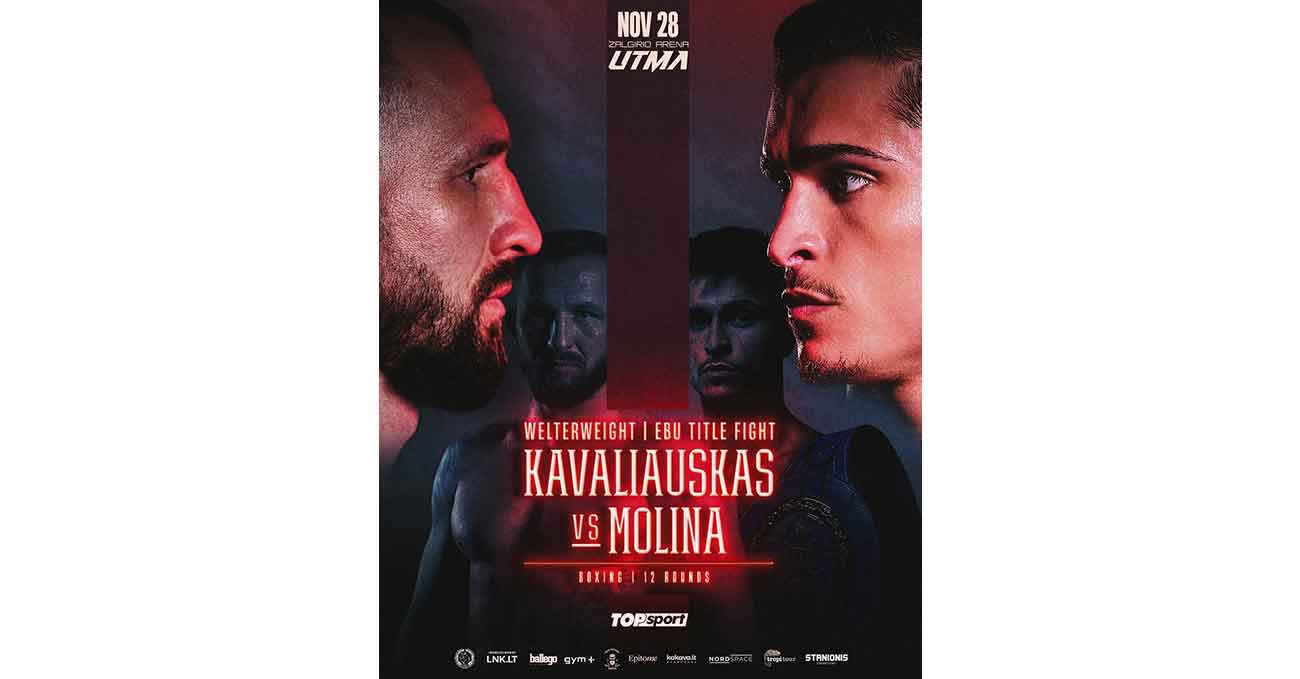 Egidijus Kavaliauskas vs Samuel Molina full fight video poster 2025-11-28
