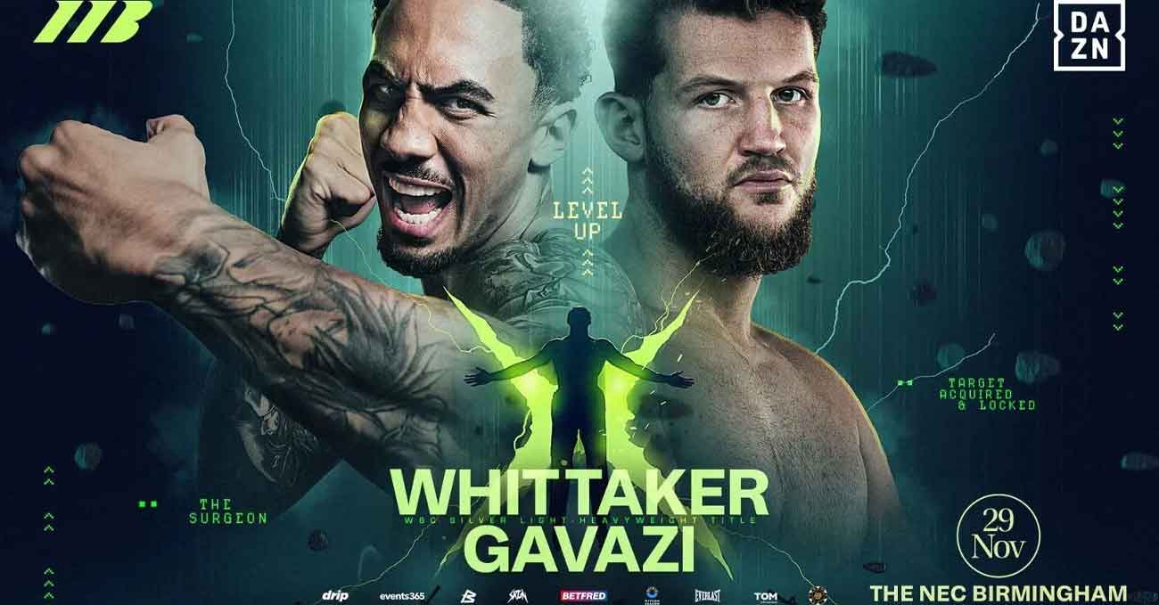 Ben Whittaker vs Benjamin Gavazi full fight video poster 2025-11-29