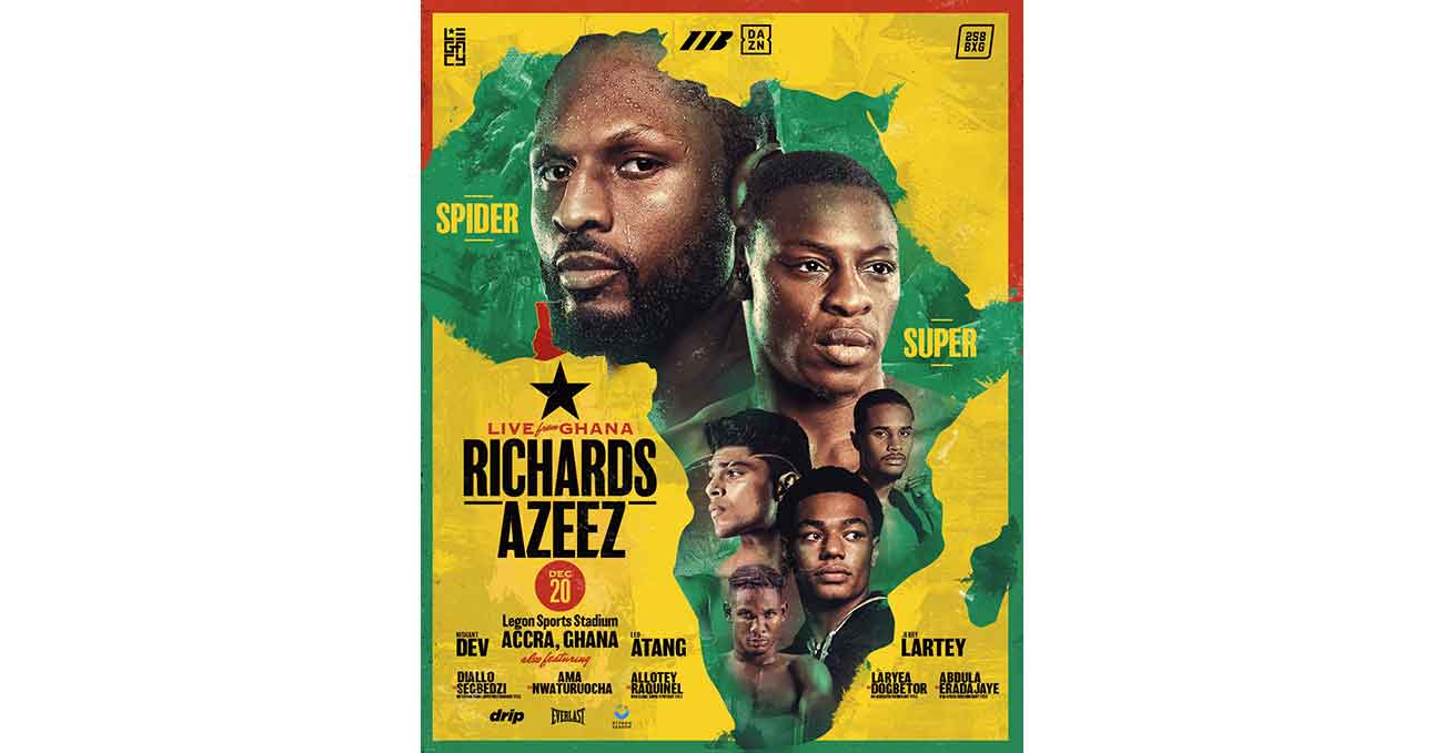 Craig Richards vs Dan Azeez full fight video poster 2025-12-20
