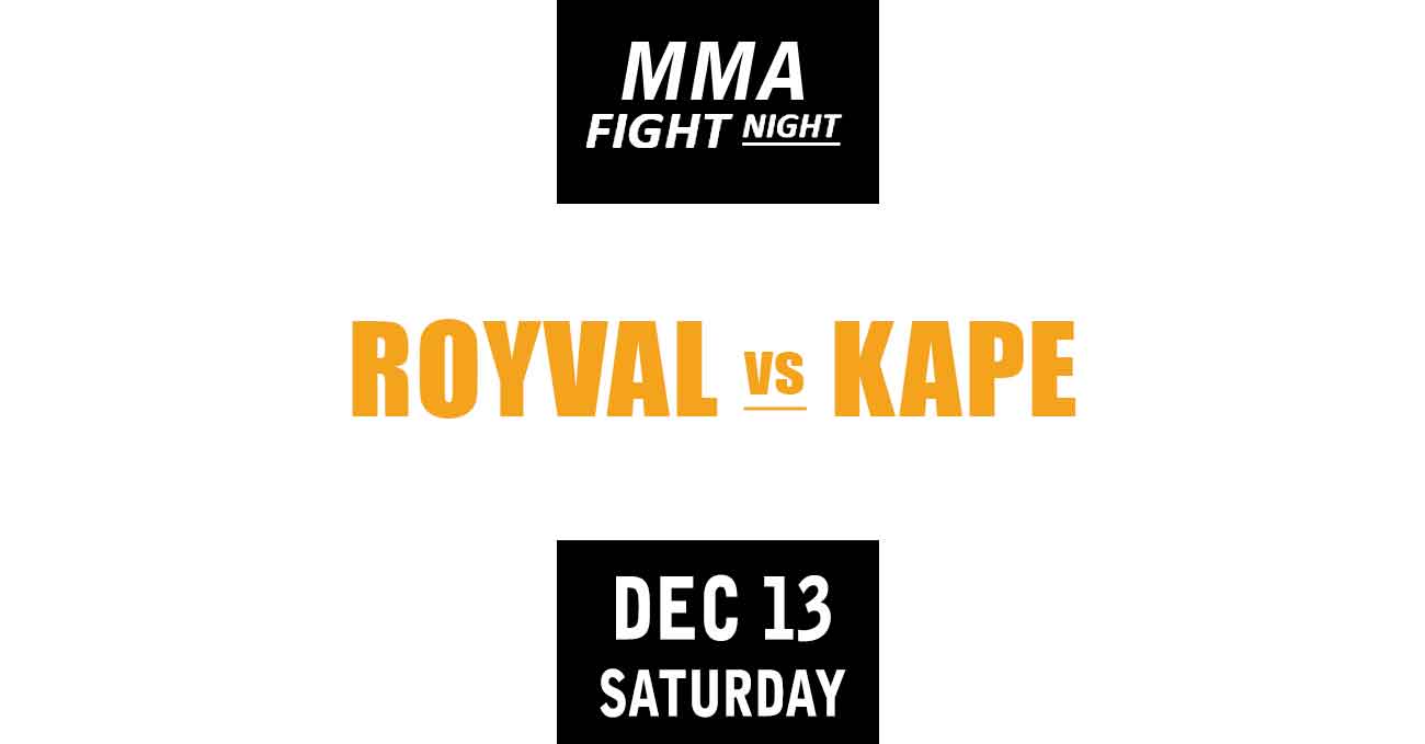 Brandon Royval vs Manel Kape full fight video UFC Vegas 112 poster by ATBF