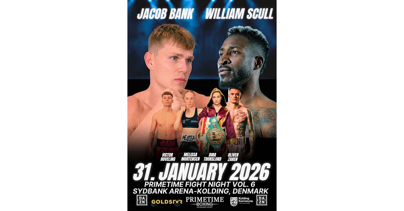 Jacob Bank vs William Scull full fight video poster 2026-01-31