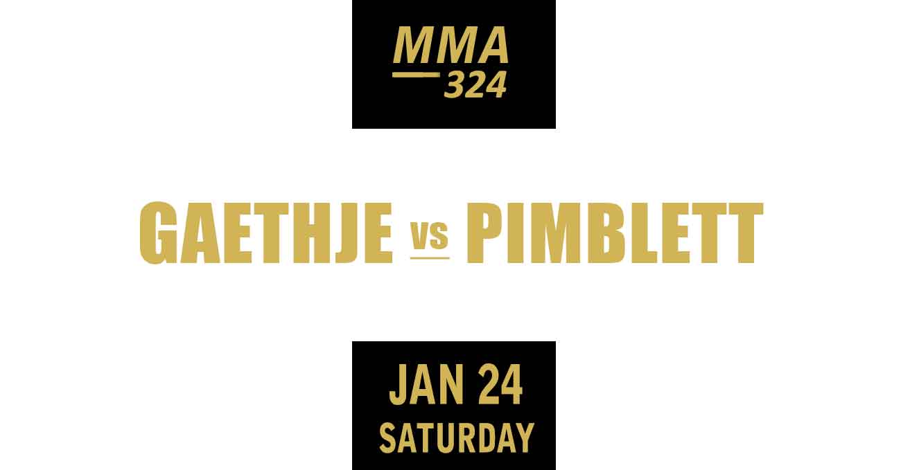 Justin Gaethje vs Paddy Pimblett full fight video UFC 324 poster by ATBF