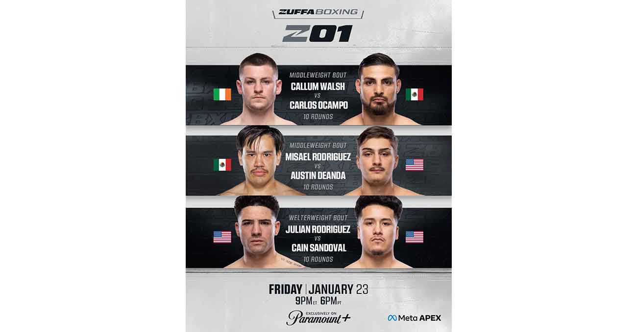 Callum Walsh vs Carlos Ocampo full fight video poster 2026-01-23