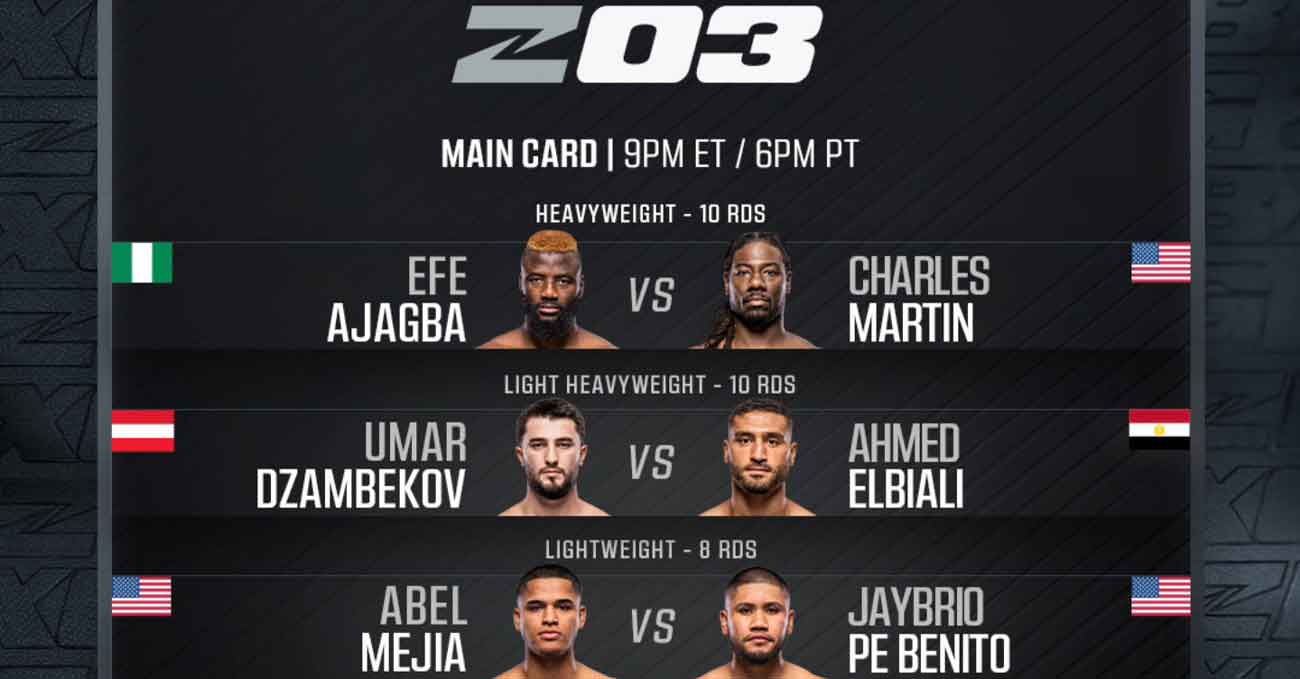 Efe Ajagba vs Charles Martin full fight video poster 2026-02-15