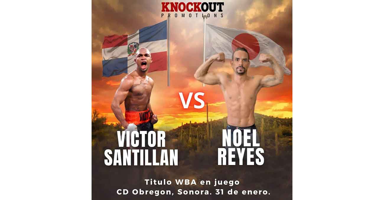 Noel Reyes Cepeda vs Victor Santillan full fight video poster 2026-02-21