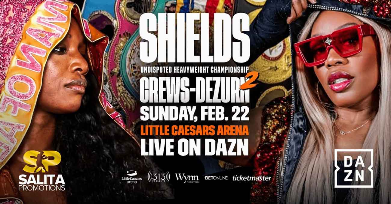 Claressa Shields vs Franchon Crews Dezurn 2 full fight video poster 2026-02-22