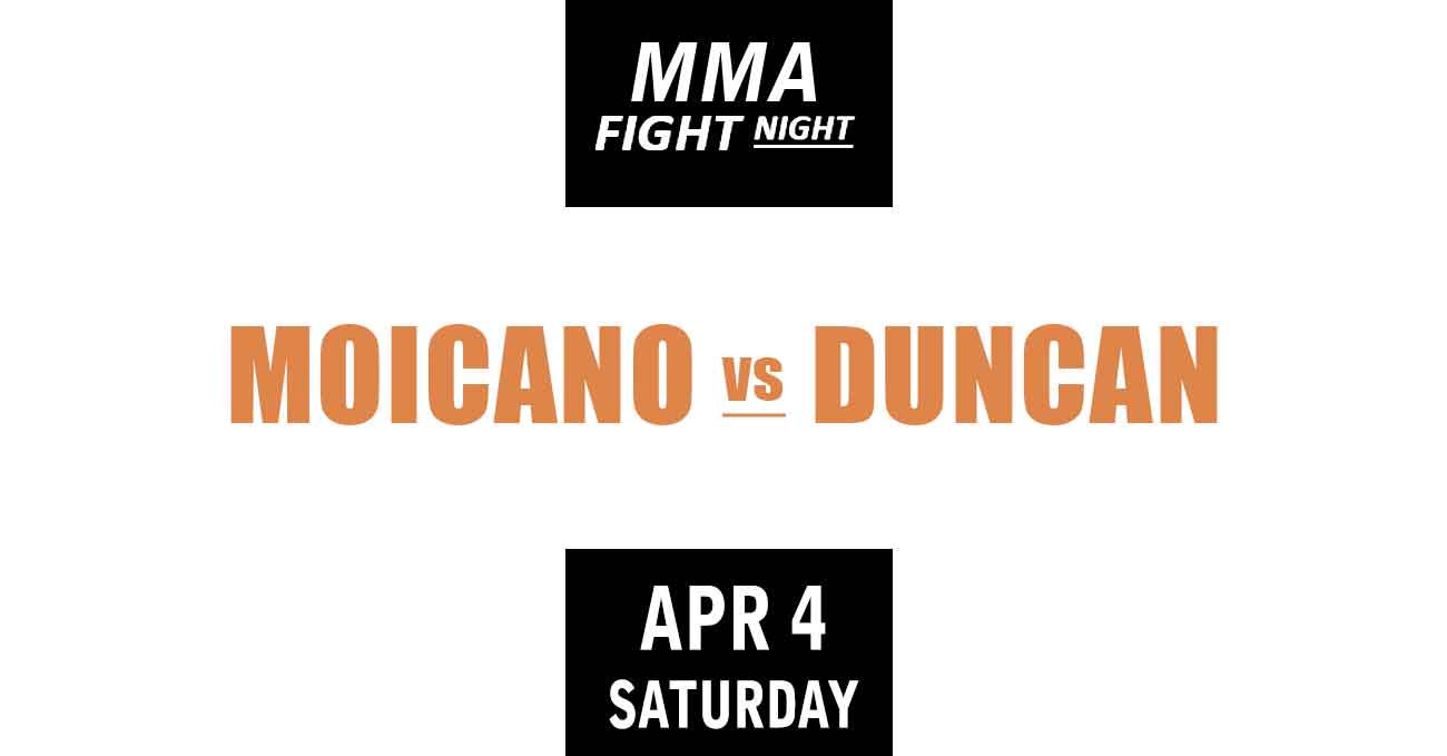 Renato Moicano Carneiro vs Chris Duncan full fight video UFC Vegas 115 poster by ATBF