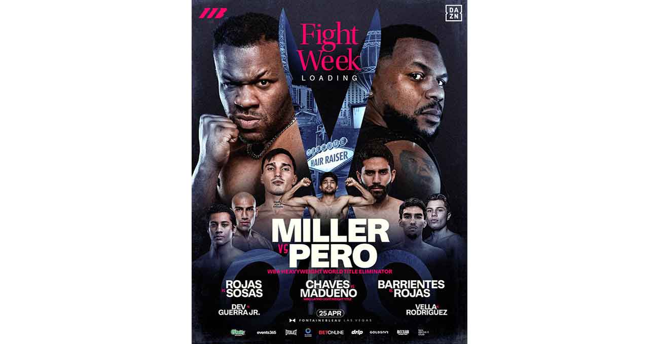 Jarrell Miller vs Lenier Pero full fight video poster 2026-04-25