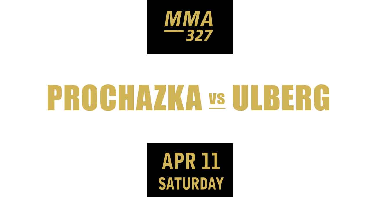 Jiri Prochazka vs Carlos Ulberg full fight video UFC 327 poster by ATBF