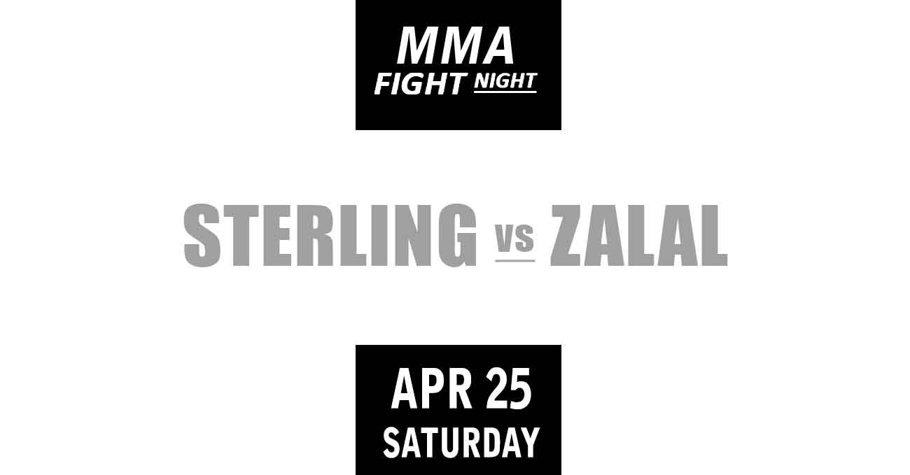 Aljamain Sterling vs Youssef Zalal full fight video UFC Vegas 116 poster by ATBF
