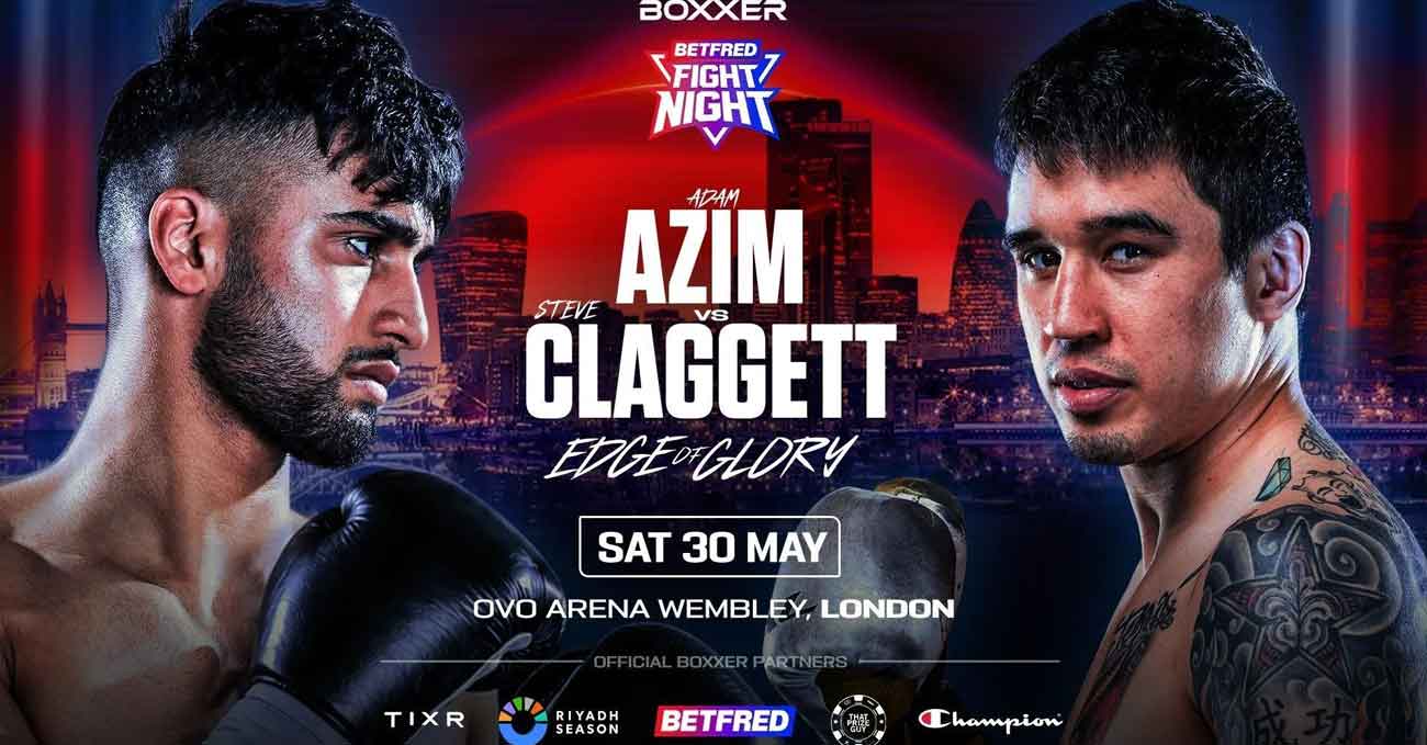 Adam Azim vs Steve Claggett full fight video poster 2026-05-30