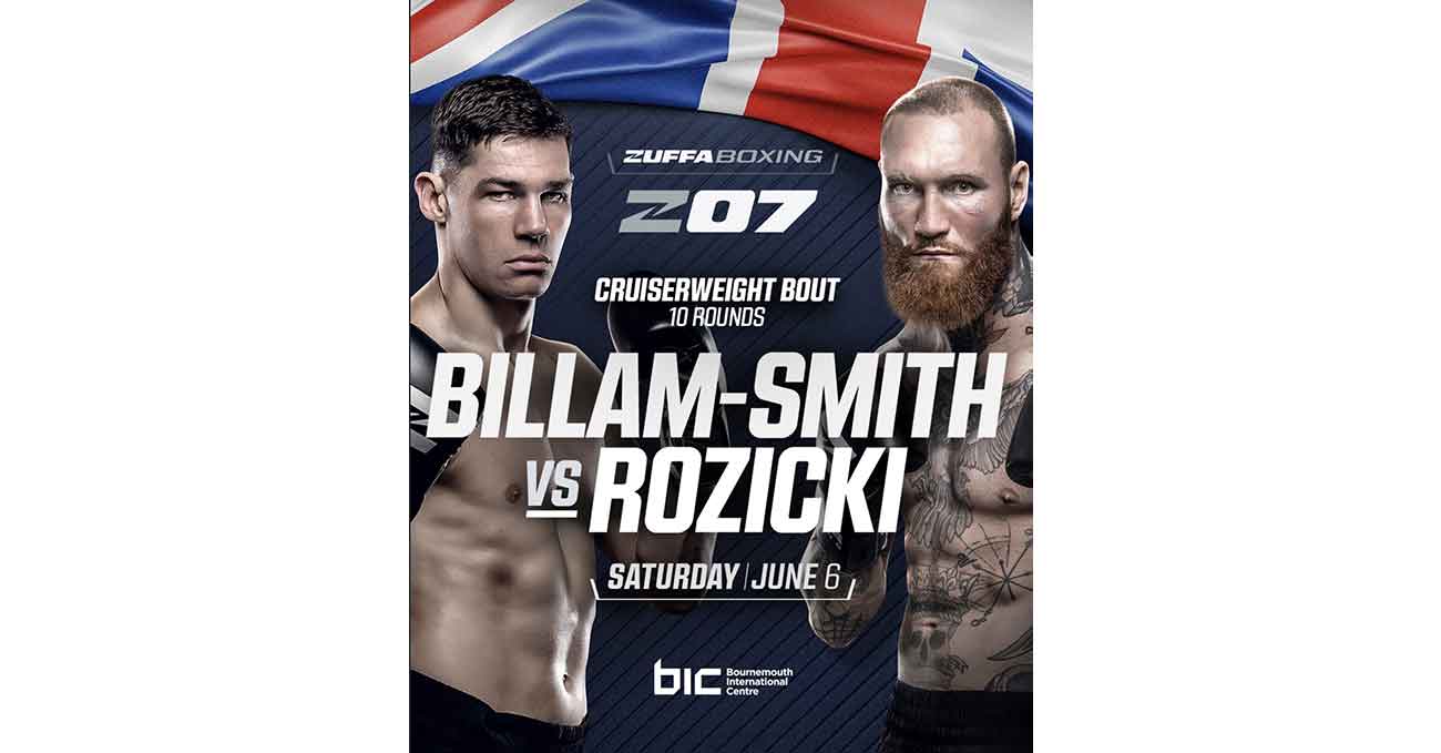 Chris Billam-Smith vs Ryan Rozicki full fight video poster 2026-06-06