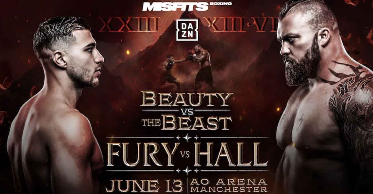 Tommy Fury vs Eddie Hall full fight video poster 2026-06-13