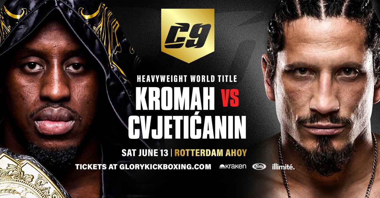 Mory Kromah vs Milos Cvjeticanin 2 full fight video Glory Collision 9 poster