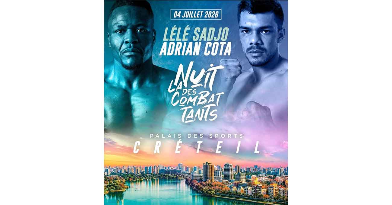 Kevin Lele Sadjo vs Adrian Juventino Duenas Cota full fight video poster 2026-07-04