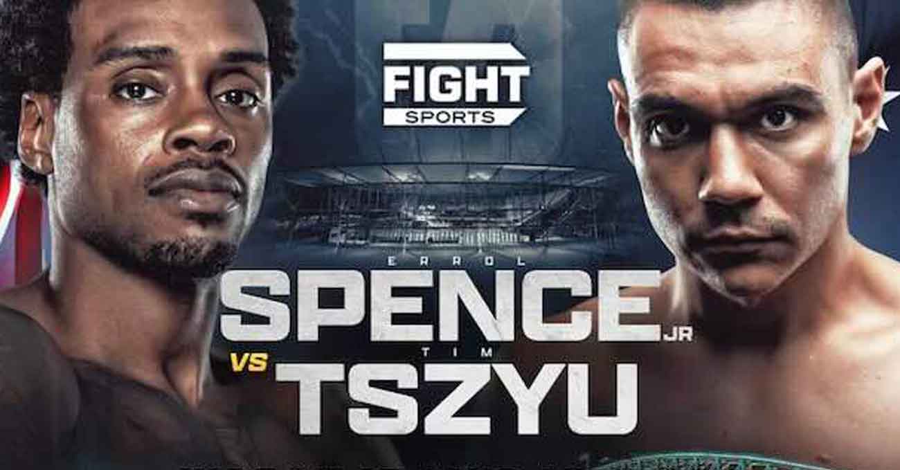Errol Spence Jr vs Tim Tszyu full fight video poster 2026-07-26