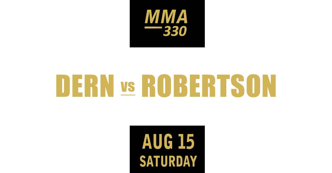 Mackenzie Dern vs Gillian Robertson full fight video UFC 330 poster by ATBF