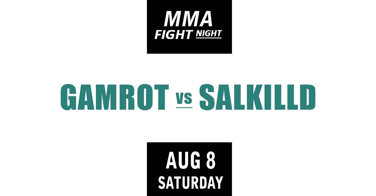 Mateusz Gamrot vs Quillan Salkilld full fight video UFC Vegas 120 poster by ATBF